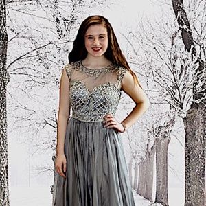 Glow G330 Grey Dress
